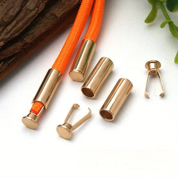 10pcs Heavy Duty Cord Locks Adjustable Metal Clips Secure Fastening for Shoelaces Bags Hoodies DIY Crafts Organizing Cables Apsilon