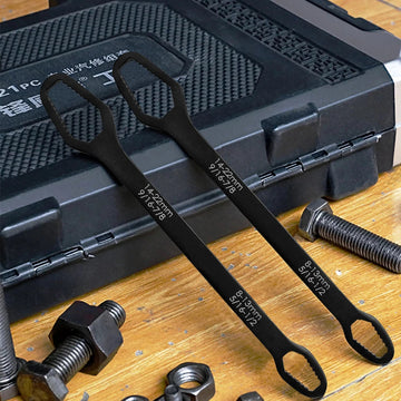 Universeel Torx-sleutel - Zelf-aanrekkend - Verstelbaar - Dubbelkoppig - Industrieel - Voor Monteurs - 8-22mm Apsilon