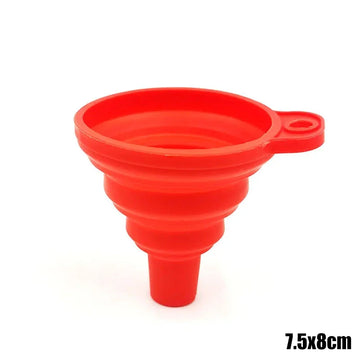 Car Long Stem Funnel Anti-splash Gasoline Oil Filling Tool Plastic Car Truck Motor Oil Change Refueling Funnel Car Accessories Apsilon