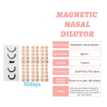 Nasal breathing dilators Magnetic Nasal Strips Increase Air Intake Improve Sleep Quality Reduce Snoring Apsilon