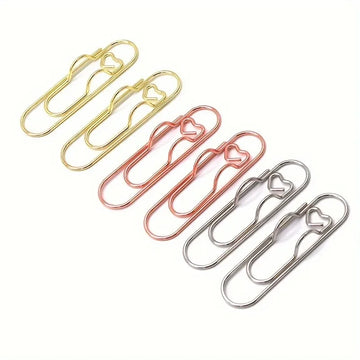 4 multifunctional pen clip pen hanging love paper clip pen button notebook accessories fixed seat pen clip Apsilon