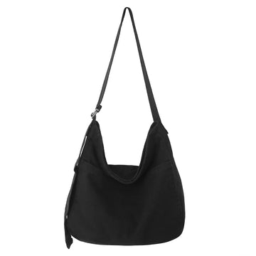 Canvas Serie - Schoudertas - Groot Capaciteit - Solide Kleur - Crossbody - Voor Studenten - Model 2023 Apsilon