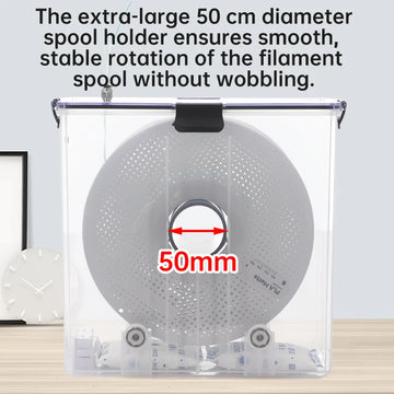 3D Printer Filament Dry Box Storage Hot-Air Heating Storage Printing Material Holder Moisture-Resistant for Filaments Dryer Box Apsilon