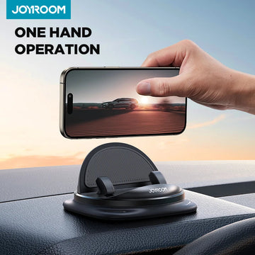 Joyroom - Dashboardhouder - 360° Rotatie - Anti-Slip Siliconen - Universeel - Voor Smartphones - Model Joyroom Apsilon