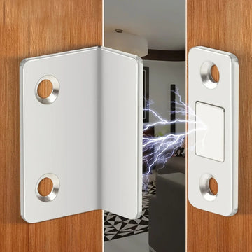 Magnetische Serie - Deursluiting - Onzichtbaar - Zonder Boring - Magnetisch - Voor Kasten en Schuifdeuren - 2 Stuks Apsilon