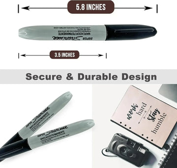 Creative Fake Red Black Marker Pen Hidden Compartment Sight Diversion Safe For Home Office Hide Necklace Money Small Valuables Apsilon