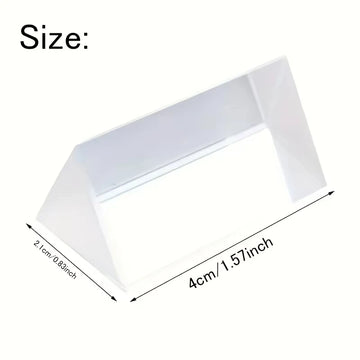 Optical Refraction Right Angle Triangular Prism Triangular Strip Photography Props Optical Physics Teaching Experimental GIFT Apsilon