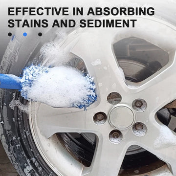 SEAMETAL - Auto Wiel Reinigingsborstel - Draagbaar - Pluche - Wastool - Voor Autodetailing - Model Apsilon