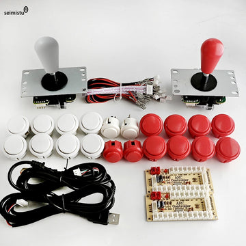 ARCADE Joystick Copy SANWA Game Machine Arcade Console DIY Kit Push Buttons For PC Raspberry Pi Zero Delay USB Board Controller Apsilon
