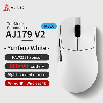 AJAZZ AJ179 Lightweight Wired And Wireless Mouse Ergonomic Macro Gaming Mouse Suitable For Personal Computers And Laptops Apsilon