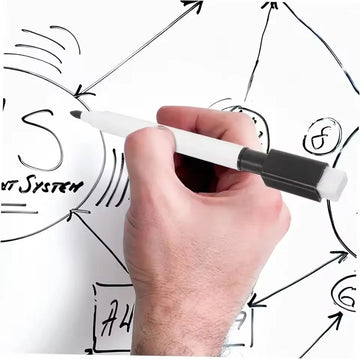 Magnetisch - Droogwis Markers - Ingebakken Viltgum - Vloeiende Inktstroom - Whiteboard Pennen - Voor Thuis Kantoor School Apsilon