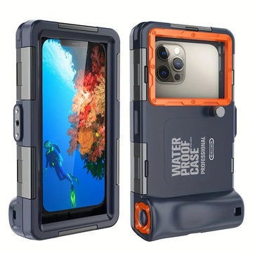 Duikserie - Waterdichte Hoes - 15m Duikbestendig - Premium Bescherming - Telefoonhoes - Voor iPhone en Samsung - 6.8 Inch Model Apsilon