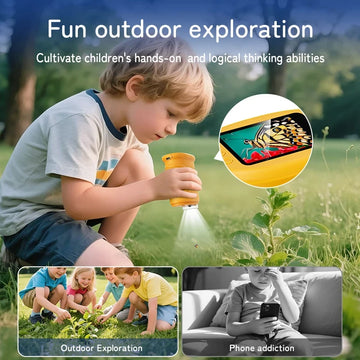 1000X Handheld Microscope for Kids 2.0" Screen Rechargeable Mini Pocket Digital Microscopes Portable Edu Gift Children Students Apsilon