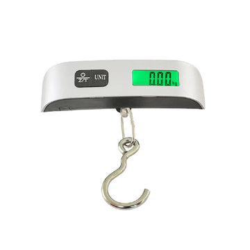 Draagbare Weegschaal - Digitaal LCD Display - Blauw Backlight - Precies Weeg - Voor Reizigers - 50kg Model Apsilon