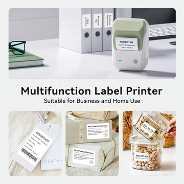 NIIMBOT - Thermische Labelprinter - Draagbaar - Bluetooth - Waterdicht - Voor Kantoor en Thuis - B1 Apsilon