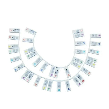Miwayer - Piano Toetsenbord Stickers - Verwijderbaar - Zonder Lijm - Piano Noten Gids - Voor Beginners - 88/61 Model Apsilon