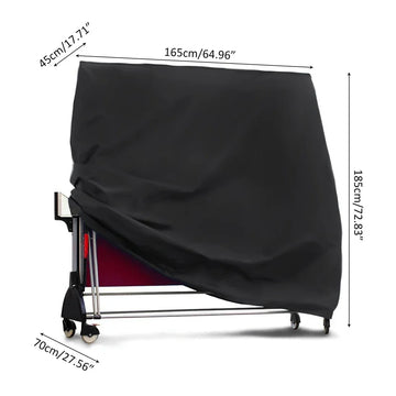 Ping Pong Table Cover Heavy Duty Waterproof Dust-proof Table Tennis Protection Cover for Indoor/Outdoor Ping Pong Table Storage Apsilon