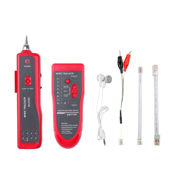 kebidumei LAN Network Cable Tester Cat5 Cat6 RJ45 UTP STP Line Finder Wire Tracker Tracer Diagnose Tone Distance Cable Tester Apsilon