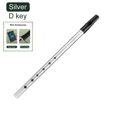 Miwayer - Ierse Fluit - C/D Toets - 6 Gaten - Tin Whistle - Voor Muziekliefhebbers - Model C/D Apsilon