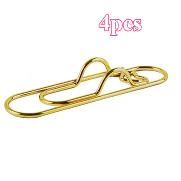 4 multifunctional pen clip pen hanging love paper clip pen button notebook accessories fixed seat pen clip Apsilon