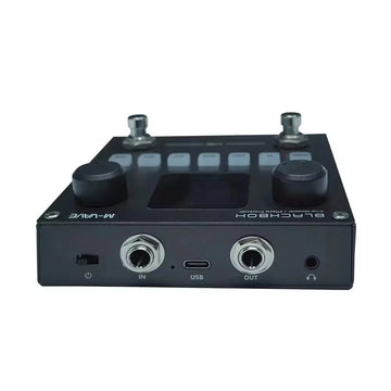 M-VAVE Blackbox - Gitaar/Bas Versterker Modeler - Opladbaar - 80 Bewerkbare Presets - Effecten - Voor Gitaristen en Bassisten - Model Blackbox Apsilon