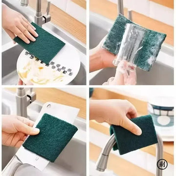 Grit-Free Scrub Pads, 10/30 Pcs - Scratch-Free for Non-Stick Pans, Multipurpose Reusable Kitchen Sponges for Dishes, Pots & Grea Apsilon