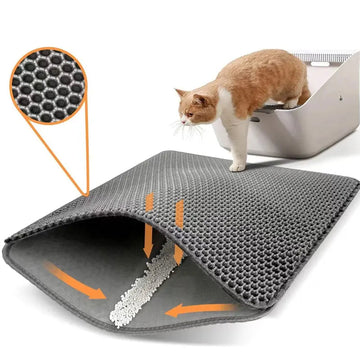 Pet Serie - Kattenbakmat - Waterdicht - Dubbele Laag - Vuilvangend - Voor Katten Apsilon