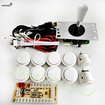 ARCADE Joystick Copy SANWA Game Machine Arcade Console DIY Kit Push Buttons For PC Raspberry Pi Zero Delay USB Board Controller Apsilon