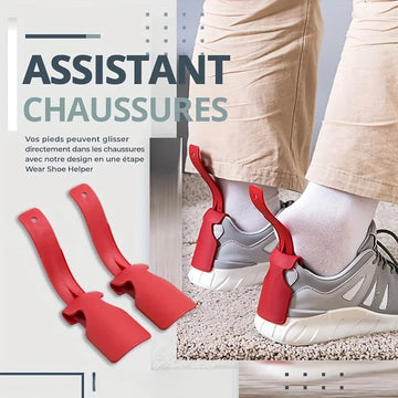 Lazy Shoes - Schoenlepel - Eenvoudig Schuiven - Past Alle Schoenen - Helper - Voor Ouderen - Model 2stuks Apsilon