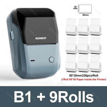 NIIMBOT - Thermische Labelprinter - Draagbaar - Bluetooth - Waterdicht - Voor Kantoor en Thuis - B1 Apsilon
