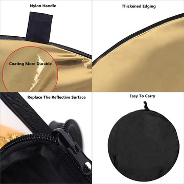 Reflectors Serie - Reflector - 5-in-1 - Opvouwbaar - Fotografie - Voor Fotografen - Model 30cm Apsilon