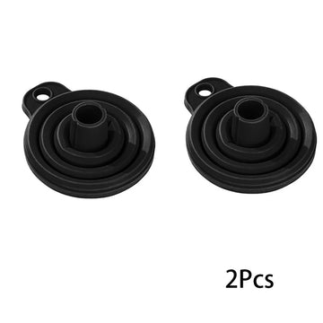 2Pcs Foldable Car Engine Funnel Silicone Liquid Funnel Washer Engine Oil Petrol Change Tools for Motorcycle Car Acesssories Apsilon