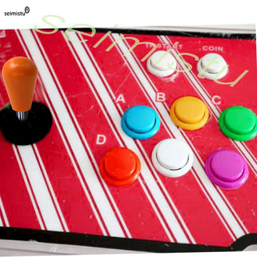ARCADE Joystick Copy SANWA Game Machine Arcade Console DIY Kit Push Buttons For PC Raspberry Pi Zero Delay USB Board Controller Apsilon