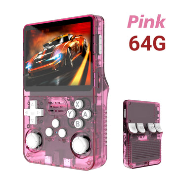 BOYHOM 256G/128G/64G R36S ARKOS 2.0 Retro Handheld Game Console 3.5'' IPS screen,Portable Pocket Game Player for  children gift Apsilon