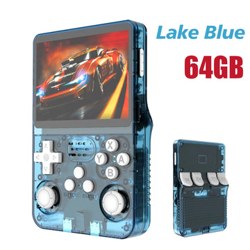 BOYHOM 256G/128G/64G R36S ARKOS 2.0 Retro Handheld Game Console 3.5'' IPS screen,Portable Pocket Game Player for  children gift Apsilon