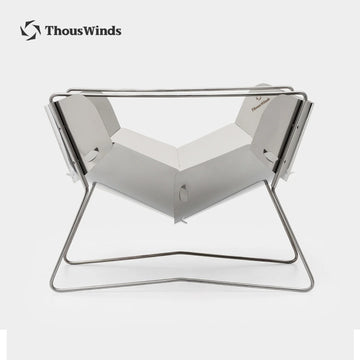ThousWinds Hanablaze Ultralight Outdoor Foldable Stove Camping Quick-install Wood Stove Fire Pit for Trekking Heating Cooking Apsilon