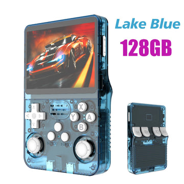BOYHOM 256G/128G/64G R36S ARKOS 2.0 Retro Handheld Game Console 3.5'' IPS screen,Portable Pocket Game Player for  children gift Apsilon