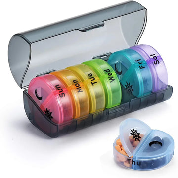 Pill Cutter With Invisible Storage Box Portable 2 In 1 Mini Drug Tablet Medicine Small Small Medicine Box Health Care Pills Case Apsilon