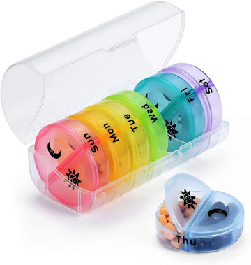 Pill Cutter With Invisible Storage Box Portable 2 In 1 Mini Drug Tablet Medicine Small Small Medicine Box Health Care Pills Case Apsilon