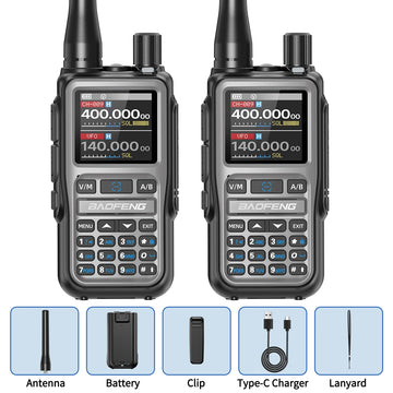 BAOFENG UV-5R Mini Walkie Talkie Multi Band Bluetooth Programming Wireless Copy Frequency 999CH AM FM Long Range Two Way Radio Apsilon