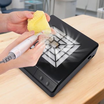60W Soldering Iron Fume Extractor with LED Light ESD Carbon Filter Sponge Smoking Instrument for Electronic Component Repair Apsilon