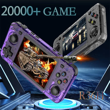 R36H ARKOS Retro Handheld Game Console Portable 64G 128G Pocket Video Player 3.5 Inch IPS Screen R36S landscape Kid Gift Apsilon