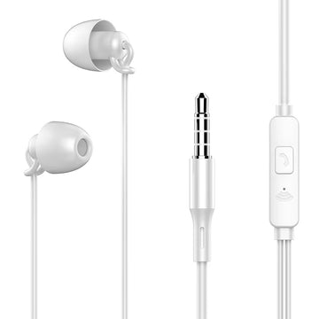 ASMR Earphone Hifi Headset Noise-Cancel Sleeping Earbud Soft Silicone Headset TPE Wire No Ear Pressure Earbuds For Xiaomi Huawei Apsilon