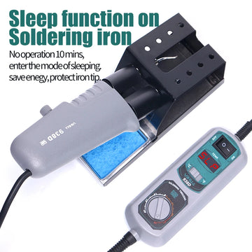 YIHUA 938D Portable Tweezers Soldering Station 110V 220V Soldering Iron Station Chip Desoldering Kit Set SMD Welding Equipment Apsilon
