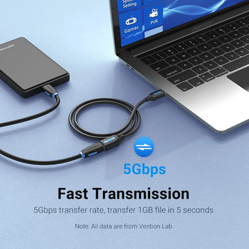 Vention USB 3.0 Extension Cable USB 3.0 2.0 Cable Extender Data Cord for PC Smart TV Xbox One SSD Fast Speed USB Cable Extension Apsilon