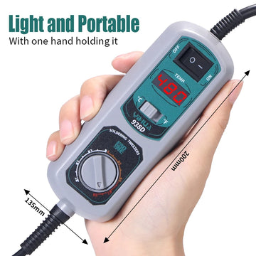 YIHUA 938D Portable Tweezers Soldering Station 110V 220V Soldering Iron Station Chip Desoldering Kit Set SMD Welding Equipment Apsilon