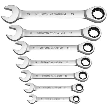 Key Ratchet Wrench Set 72 Tooth Gear Ring Torque Socket Wrench Set Metric Combination Ratchet Spanners Set Car Repair Tools Apsilon