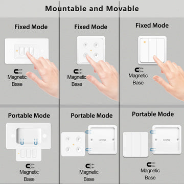 LoraTap ZigBee 3.0 Wireless 14 EU US Push Button Remote Tuya Scene Automation Control Switch Smart Life App Hub Need Apsilon