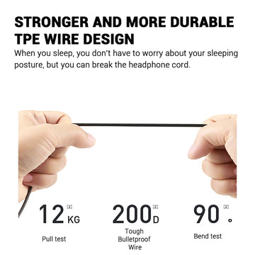 ASMR Earphone Hifi Headset Noise-Cancel Sleeping Earbud Soft Silicone Headset TPE Wire No Ear Pressure Earbuds For Xiaomi Huawei Apsilon