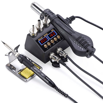 JCD 750W 2 in 1 Soldering Station LCD Digital display Welding Rework Station for cell-phone BGA SMD IC Repair Solder tools 8898 Apsilon